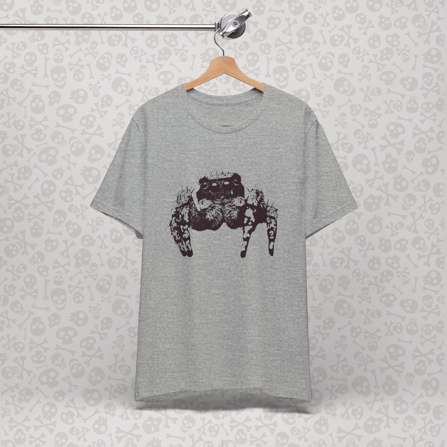Sad Spider Unisex Tee, Spider T-Shirt, Cute Bug Shirt, Arachnid Tee, Insect Shirt, Nature Theme T-Shirt