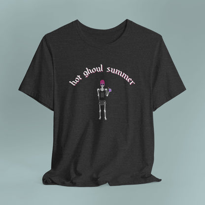 Hot Ghoul Summer Punk Goth T-Shirt, Unisex Tee Shirt, Halloween, Alternative Fashion, Spooky Clothing, Graphic Tee