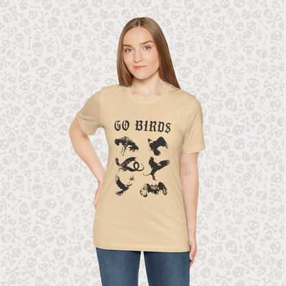 Go Birds Cryptids T-Shirt, Bird Cryptid Tee, Thunderbird Shirt, Snallygaster, Griffin, Phoenix, Devil Bird, Terror Bird, Philadelphia Shirt