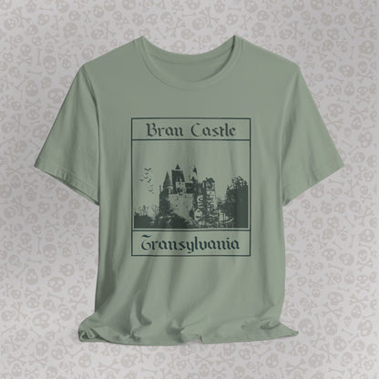 Bran Castle Transylvania T-Shirt, Dracula Shirt, Vampire Halloween Tee, Gothic Horror Shirt, Spooky Dracula Top, Halloween Costume Tee, Transylvania Romania