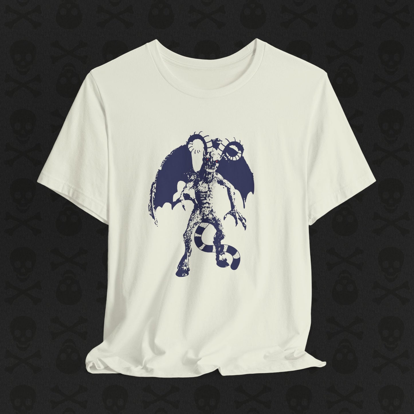Camiseta Jersey Devil Cryptid, camiseta gráfica de criatura mítica. Camiseta unisex de manga corta, camiseta gráfica única para entusiastas de los críptidos.