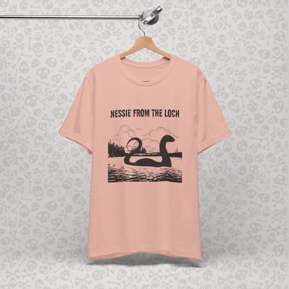 Camiseta de Nessie del Lago, camiseta de Nessie del Monstruo del Lago Ness, camiseta Cryptid, camiseta unisex de manga corta, Lago Ness