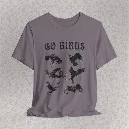 Go Birds Cryptids T-Shirt, Bird Cryptid Tee, Thunderbird Shirt, Snallygaster, Griffin, Phoenix, Devil Bird, Terror Bird, Philadelphia Shirt