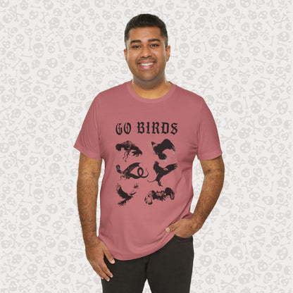 Go Birds Cryptids T-Shirt, Bird Cryptid Tee, Thunderbird Shirt, Snallygaster, Griffin, Phoenix, Devil Bird, Terror Bird, Philadelphia Shirt