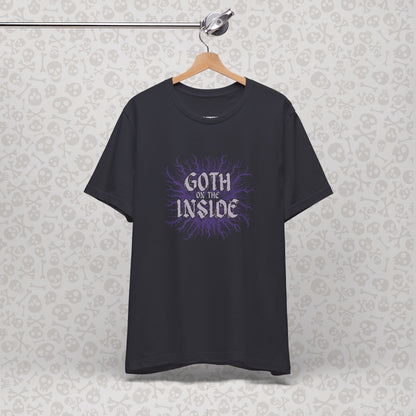 Goth on the Inside Unisex Tee, Goth Emo Punk Graphic Shirt, Dark Alternative Clothing, Punk Rock T-Shirt, Gothic Fashion Top