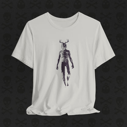 Camiseta Wendigo Críptica, Camiseta Unisex de Monstruo Caníbal, Camiseta con Gráfico de Terror, Camiseta de Criatura Mítica, Camiseta Escalofriante