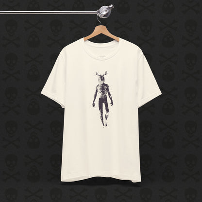 Camiseta Wendigo Críptica, Camiseta Unisex de Monstruo Caníbal, Camiseta con Gráfico de Terror, Camiseta de Criatura Mítica, Camiseta Escalofriante