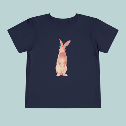 Cool Bunny Toddler Tee, Cute Kid's T-Shirt, Toddler Summer Shirt, Adorable Rabbit Tee, Playful Bunny Design, Great for Birthdays, Easter