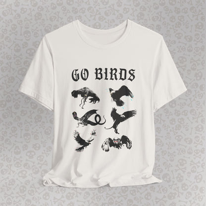 Go Birds Cryptids T-Shirt, Bird Cryptid Tee, Thunderbird Shirt, Snallygaster, Griffin, Phoenix, Devil Bird, Terror Bird, Philadelphia Shirt