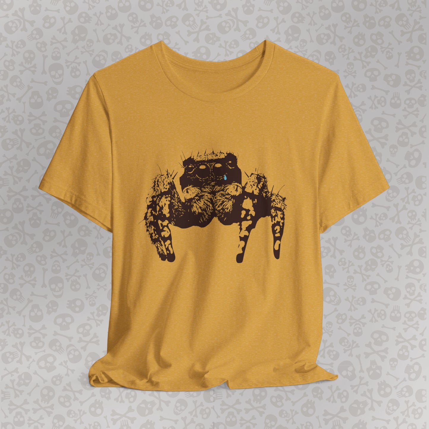 Sad Spider Unisex Tee, Spider T-Shirt, Cute Bug Shirt, Arachnid Tee, Insect Shirt, Nature Theme T-Shirt
