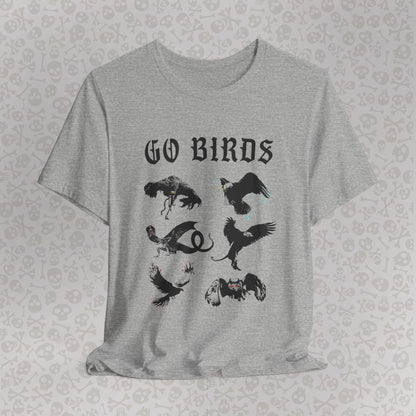 Go Birds Cryptids T-Shirt, Bird Cryptid Tee, Thunderbird Shirt, Snallygaster, Griffin, Phoenix, Devil Bird, Terror Bird, Philadelphia Shirt
