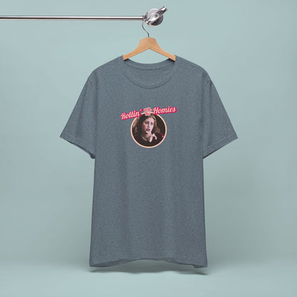 Camiseta de la película Clueless Rollin' With the Homies de los 90, top de moda retro, camiseta con gráficos hipster, camiseta vintage de cultura pop, camisetas clásicas de culto