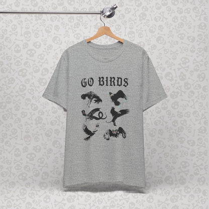 Go Birds Cryptids T-Shirt, Bird Cryptid Tee, Thunderbird Shirt, Snallygaster, Griffin, Phoenix, Devil Bird, Terror Bird, Philadelphia Shirt