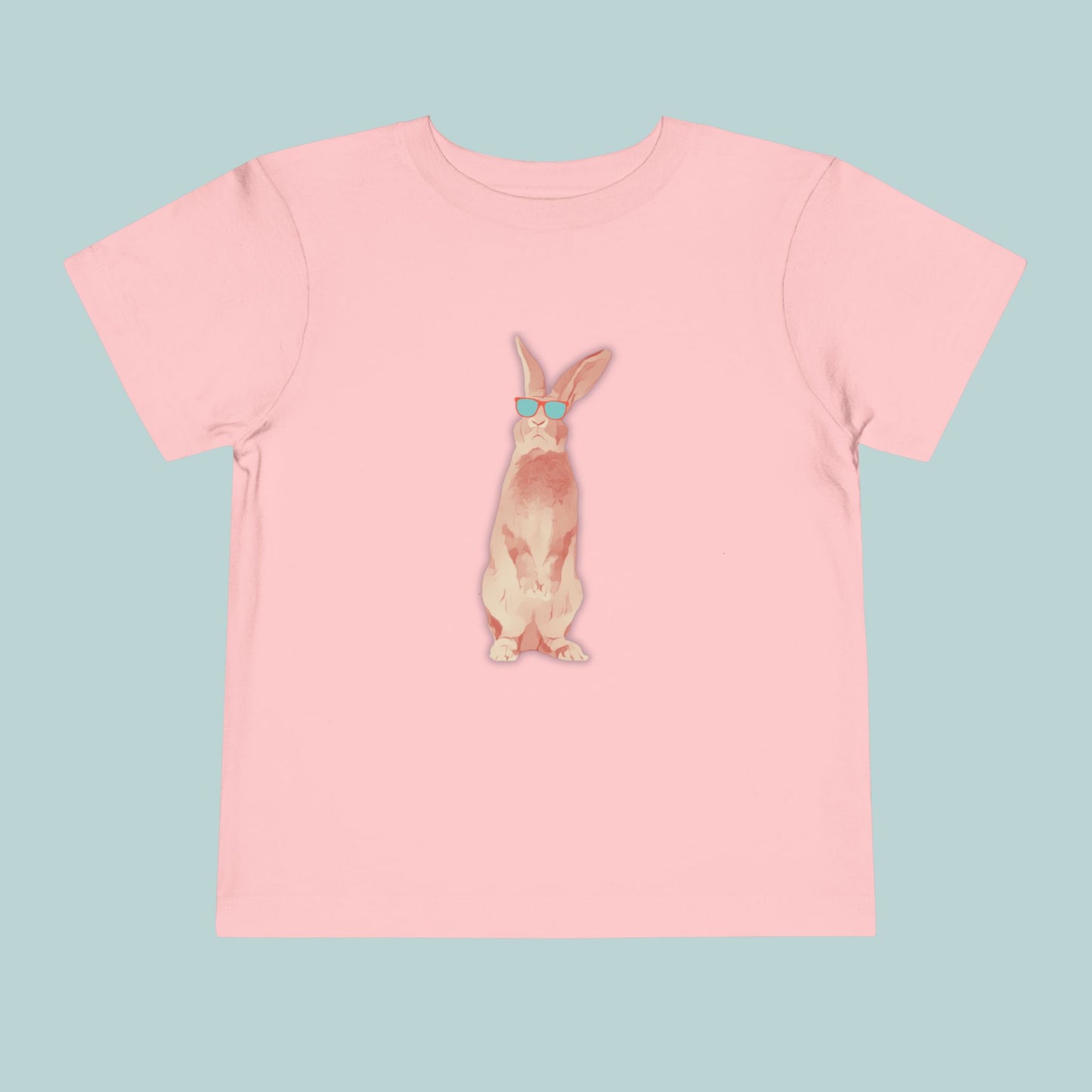 Cool Bunny Toddler Tee, Cute Kid's T-Shirt, Toddler Summer Shirt, Adorable Rabbit Tee, Playful Bunny Design, Great for Birthdays, Easter