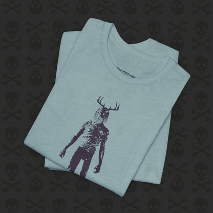 Camiseta Wendigo Críptica, Camiseta Unisex de Monstruo Caníbal, Camiseta con Gráfico de Terror, Camiseta de Criatura Mítica, Camiseta Escalofriante