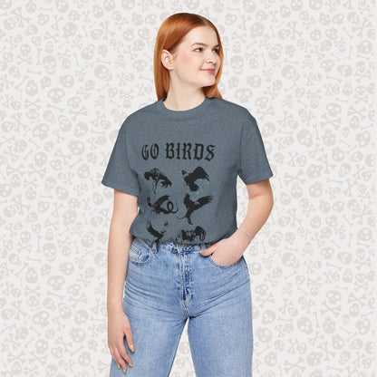 Go Birds Cryptids T-Shirt, Bird Cryptid Tee, Thunderbird Shirt, Snallygaster, Griffin, Phoenix, Devil Bird, Terror Bird, Philadelphia Shirt
