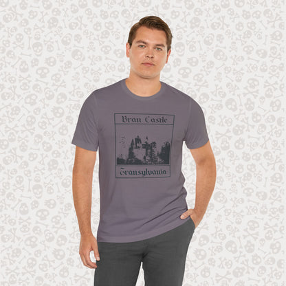 Bran Castle Transylvania T-Shirt, Dracula Shirt, Vampire Halloween Tee, Gothic Horror Shirt, Spooky Dracula Top, Halloween Costume Tee, Transylvania Romania