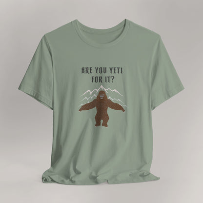 Yeti Adventure Tee | Cryptid Shirt, Fun Outdoor Apparel, Cool Gift for Nature Lovers, Camping T-Shirt, Hiking Outfit, Unique Graphic Tee