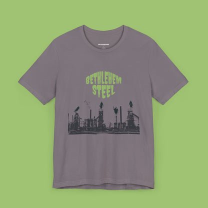 Spooky Bethlehem Steel T-Shirt, Bethlehem Goth, Vintage Style Tee, Retro Graphic Top, Unisex Jersey Short Sleeve Tee, Bethlehem PA