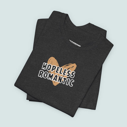 Hopeless Romantic Unisex Jersey Tee - Everyday Casual Wear, Men's T-Shirt, Women's T-Shirt, Emo