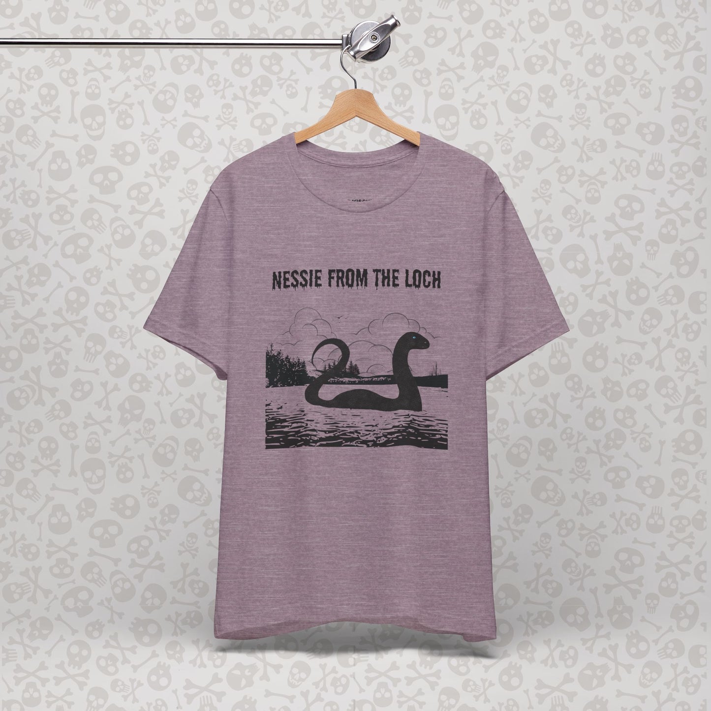 Camiseta de Nessie del Lago, camiseta de Nessie del Monstruo del Lago Ness, camiseta Cryptid, camiseta unisex de manga corta, Lago Ness
