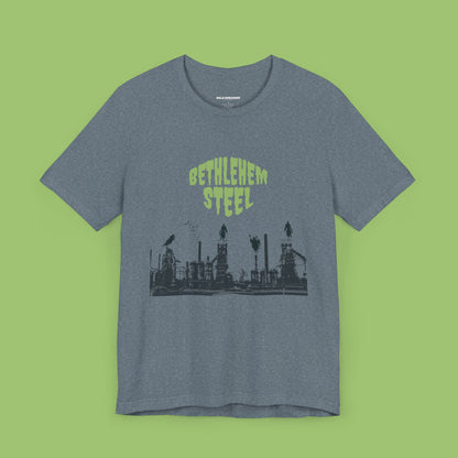 Spooky Bethlehem Steel T-Shirt, Bethlehem Goth, Vintage Style Tee, Retro Graphic Top, Unisex Jersey Short Sleeve Tee, Bethlehem PA