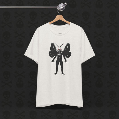 Camiseta Críptica de Mothman, Criatura Mitológica, Camiseta de Manga Corta Unisex, Camiseta de Leyenda Urbana, Camiseta de Criatura Paranormal, Camiseta Sobrenatural