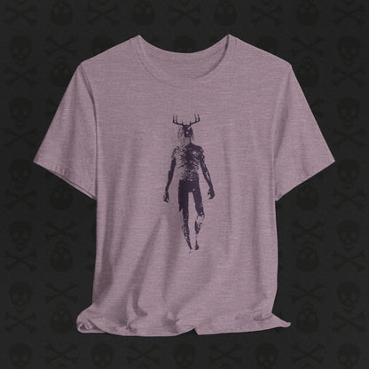 Camiseta Wendigo Críptica, Camiseta Unisex de Monstruo Caníbal, Camiseta con Gráfico de Terror, Camiseta de Criatura Mítica, Camiseta Escalofriante