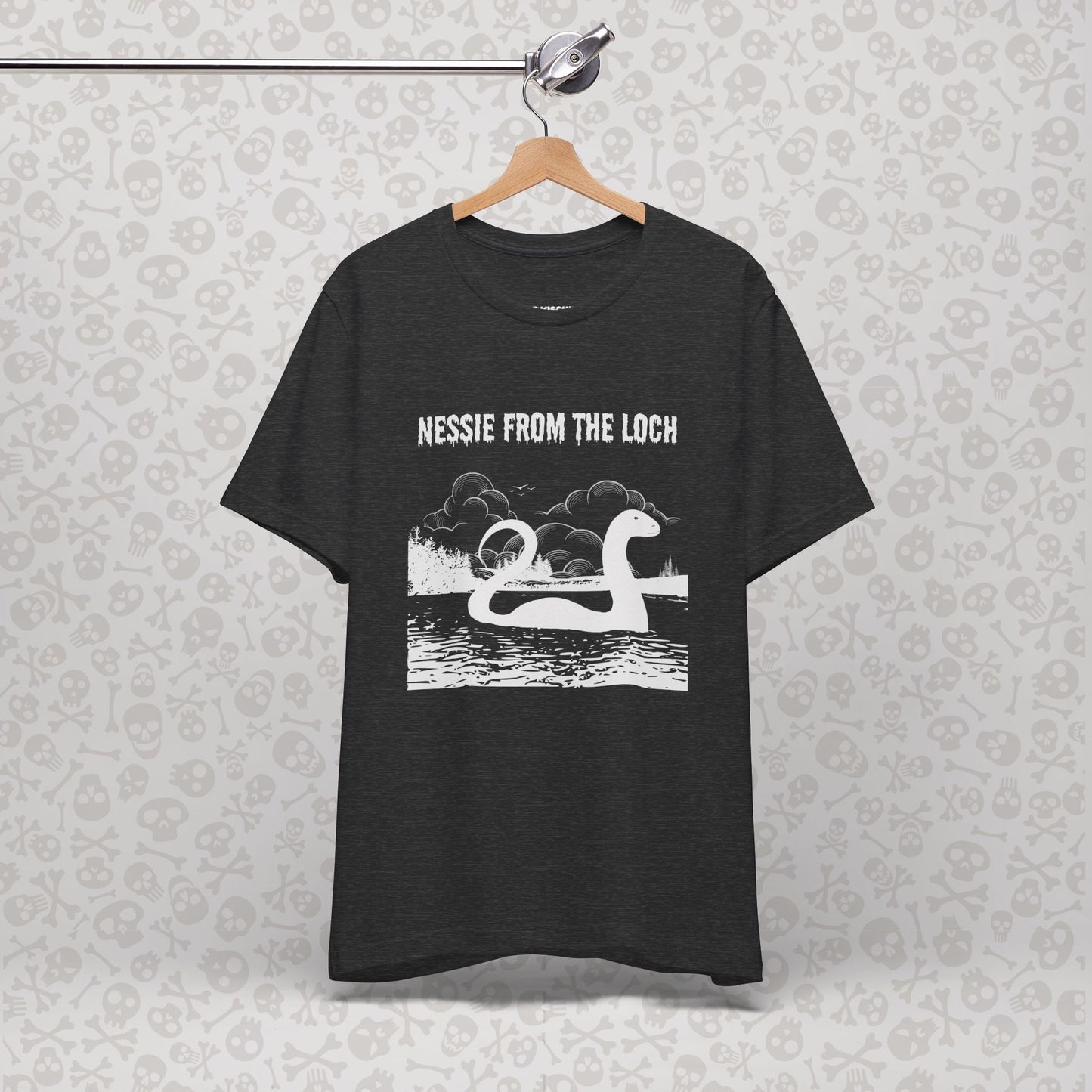 Camiseta de Nessie del Lago, camiseta de Nessie del Monstruo del Lago Ness, camiseta Cryptid, camiseta unisex de manga corta, Lago Ness