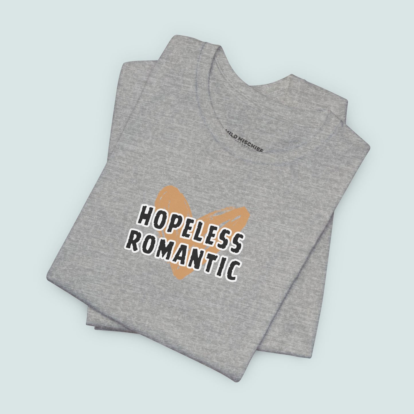 Hopeless Romantic Unisex Jersey Tee - Everyday Casual Wear, Men's T-Shirt, Women's T-Shirt, Emo