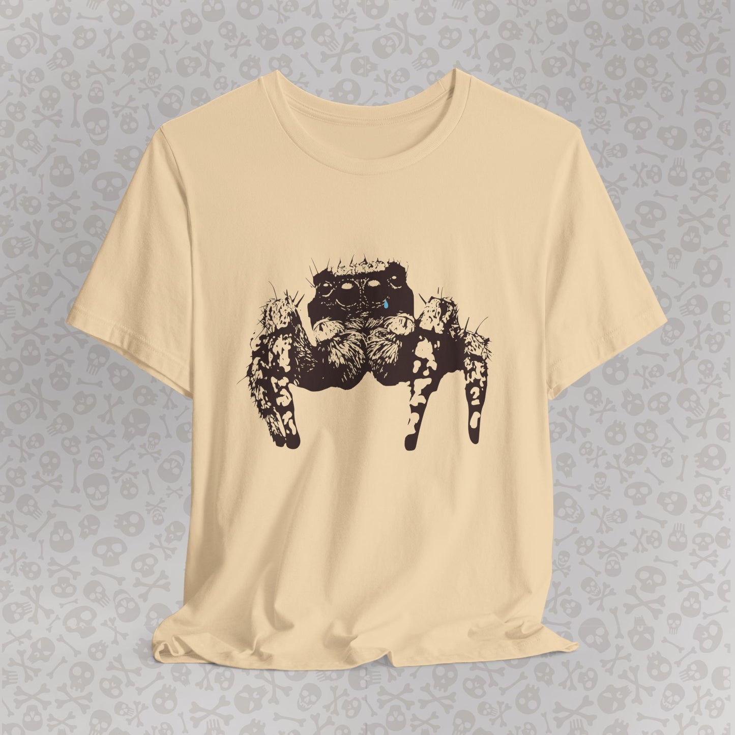 Sad Spider Unisex Tee, Spider T-Shirt, Cute Bug Shirt, Arachnid Tee, Insect Shirt, Nature Theme T-Shirt
